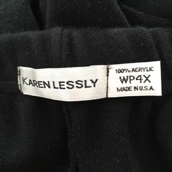 4X Petite Length Black Sweater skirt from Karen Lessly - Picture 6 of 7